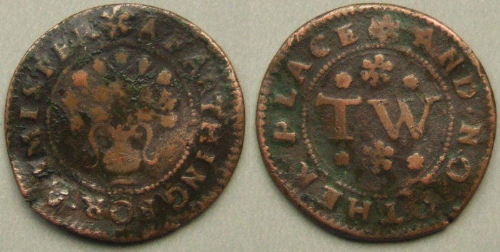 Axminster, town issue farthing token N1789